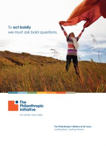The Philanthropic Initiative at 25 Years: Looking Back, Looking Ahead ...